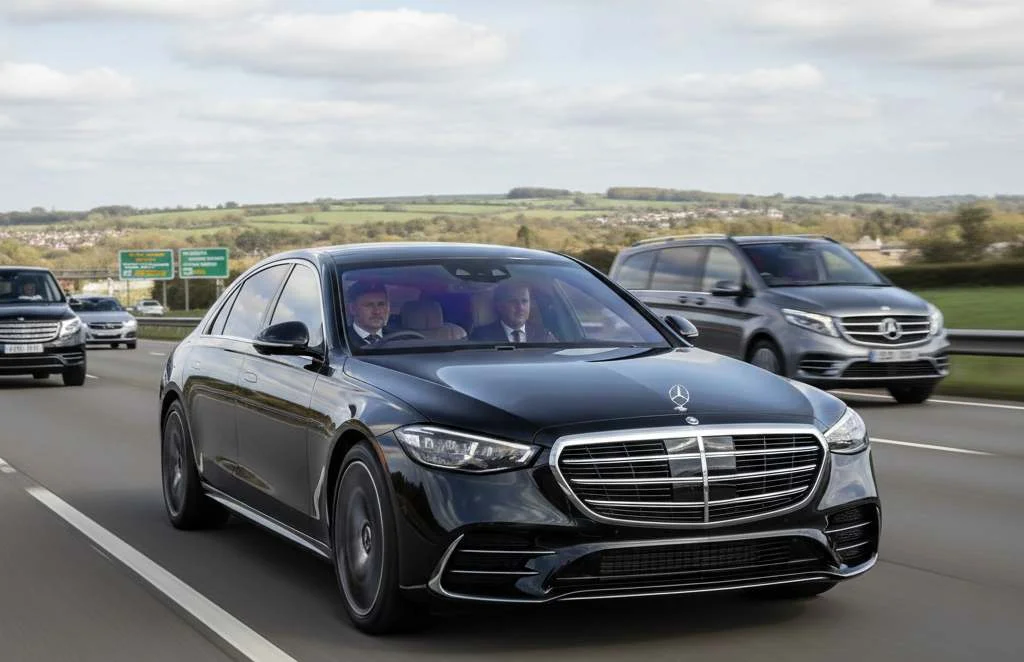 Private jet transfer chauffeur service in London